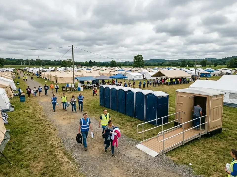 disaster-relief-camp-restrooms-010 — frequently asked questions, Dumpster & Portable Bathrooms Rental in Coats, NC